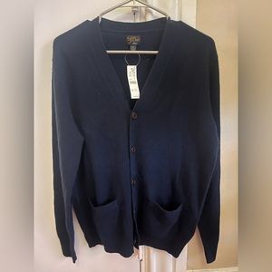 Men’s j crew cashmere button down cardigan